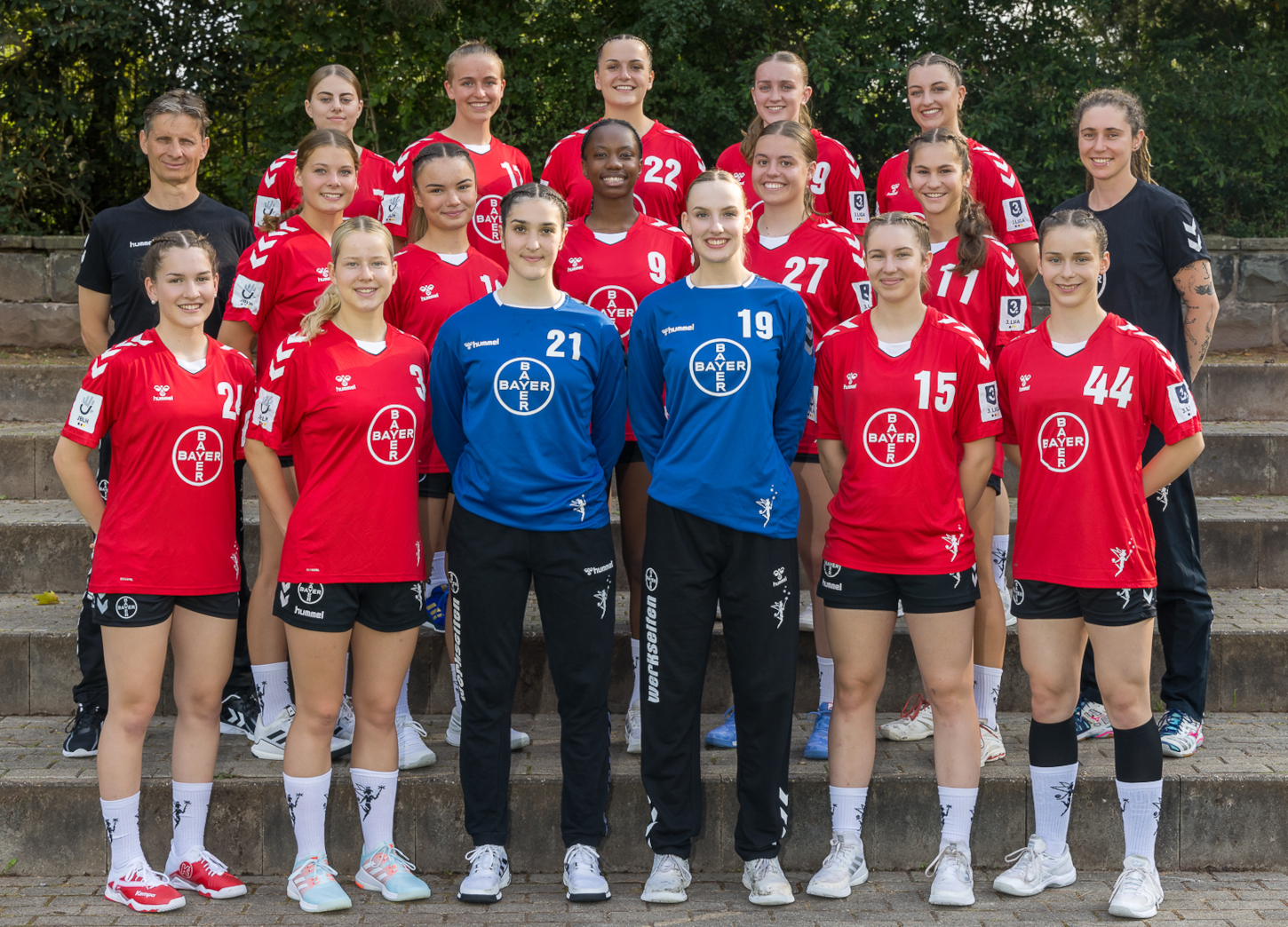 Hanballmannschaft des TSV Bayer 04 Leverkusen